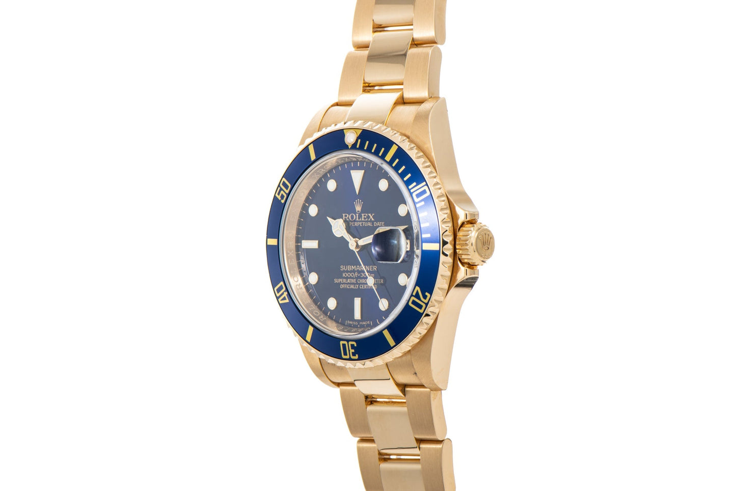 Rolex Yellow Gold Submariner Date Watch