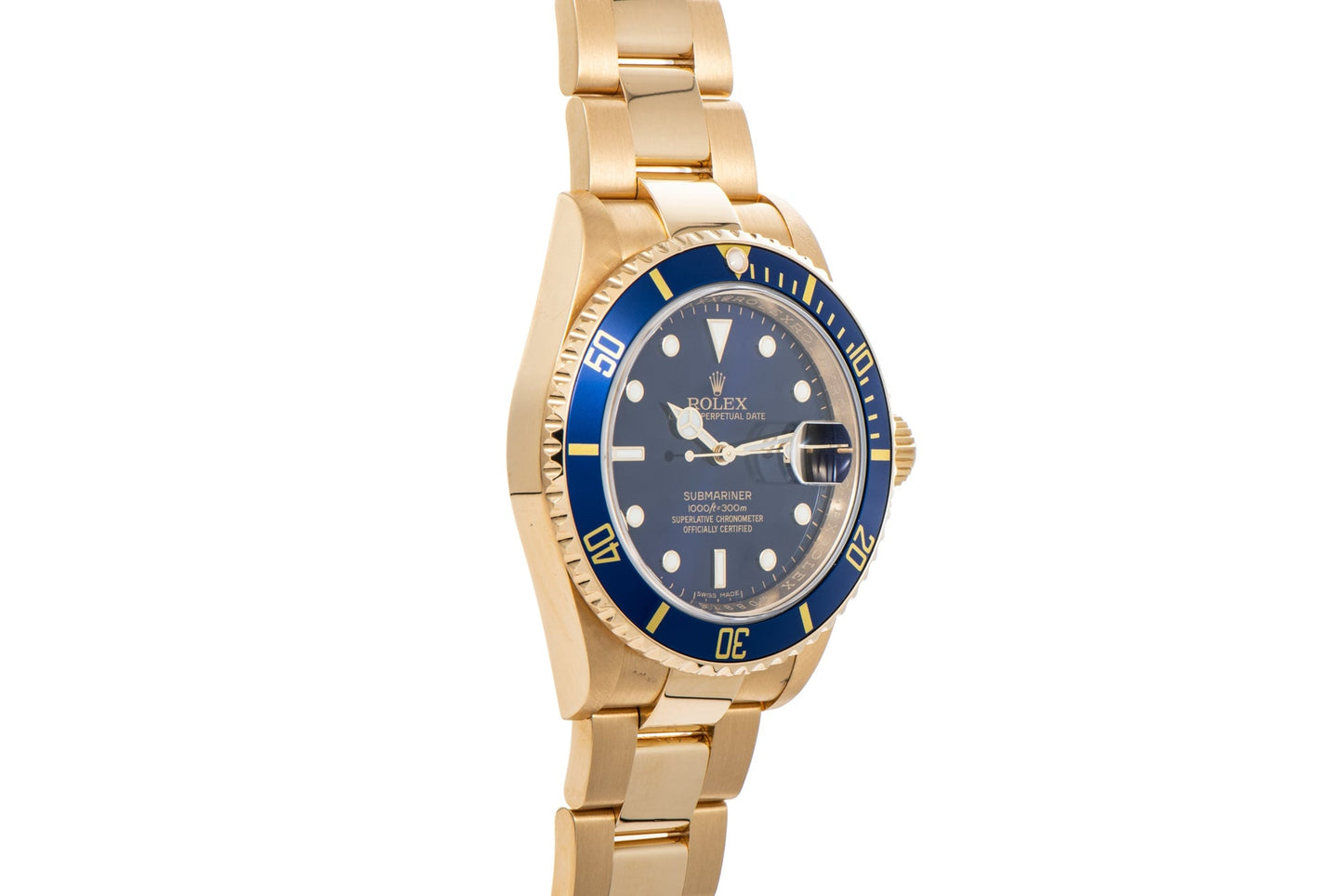 Rolex Yellow Gold Submariner Date Watch