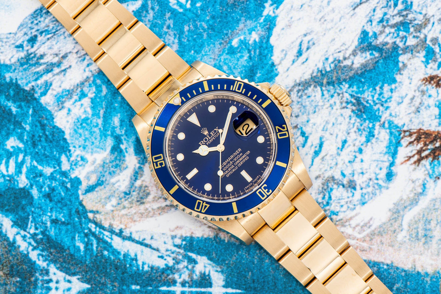 Rolex Yellow Gold Submariner Date Watch