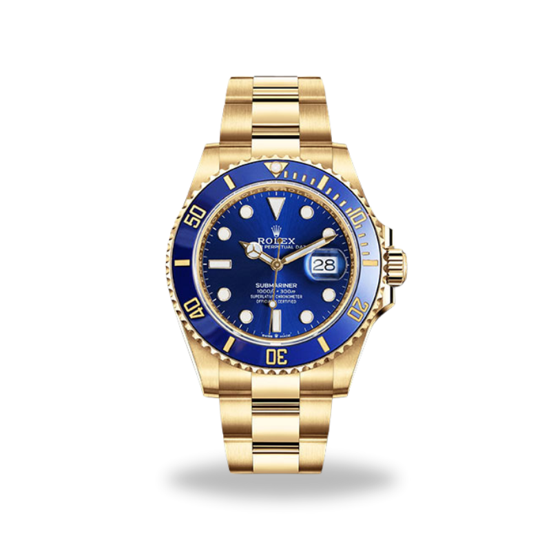 Rolex Yellow Gold Submariner Date Watch