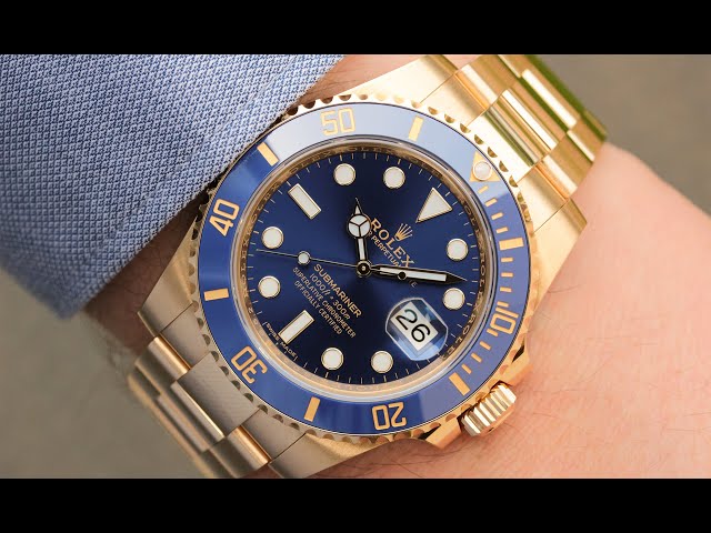 Rolex Yellow Gold Submariner Date Watch